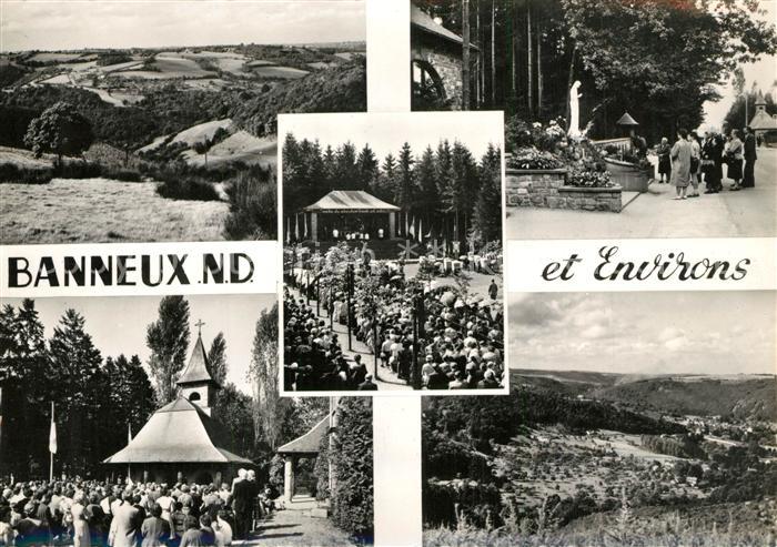 Banneux Notre Dame et environs Landschaftspanorama Wallfahrtsort Kapelle Heilige
