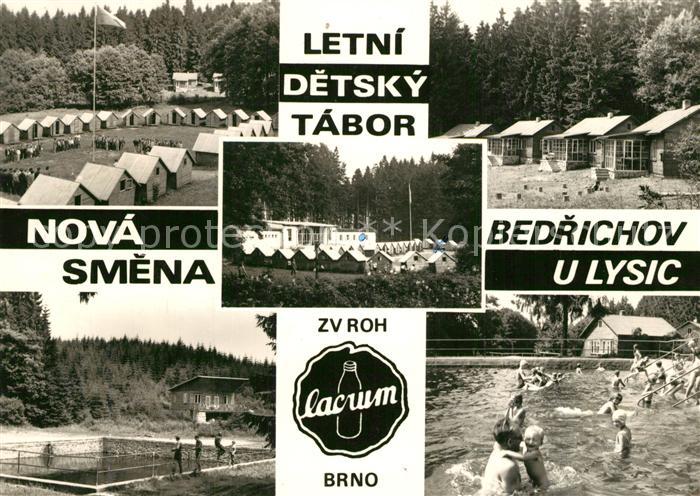 Bedrichov Friedrichswald u Lysic Letni detsky tabor Nova Smena ZV ROH Lacrum Brn