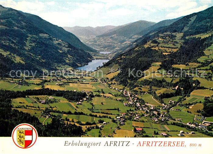 Afritz See Afritzersee Feld am See und Grosser Rosennock Fliegeraufnahme