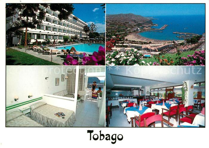 Mogan Apartamentos Tobago Restaurante Panorama Meerblick