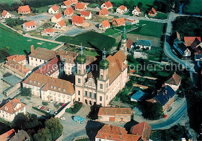 Ebersmunster Eglise Abbatiale et Couvent vue aérienn