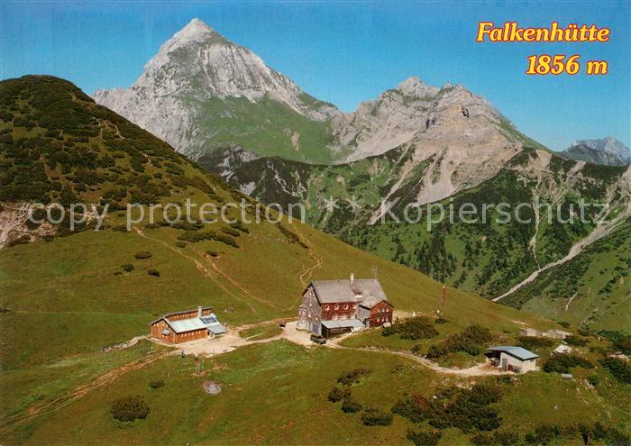 Hinterriss Tirol Falkenhuette Adolf Sotier Haus Karwendelgebirge Fliegeraufnahme