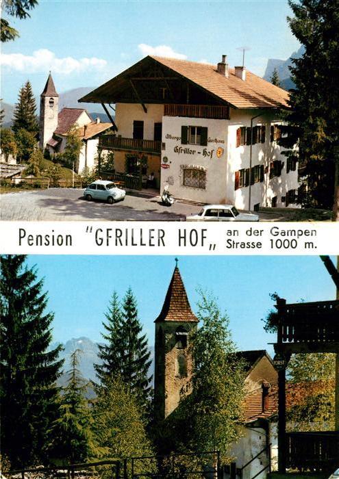 Lana Meran Pension Caprile Gasthaus Gfrillerhof Kirche