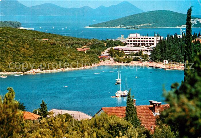 Korcula Panorama mit Hotel Bon Repos