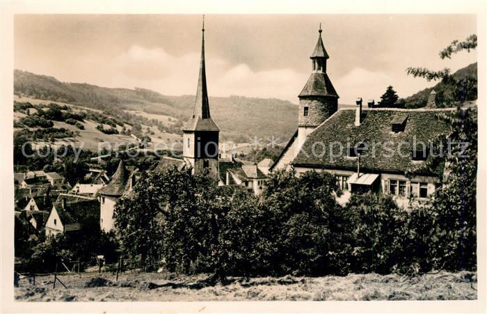 Braunsbach Wuerttemberg Evangelische Kirche