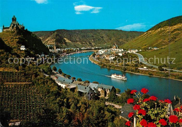 Cochem Mosel Panorama mit Burg