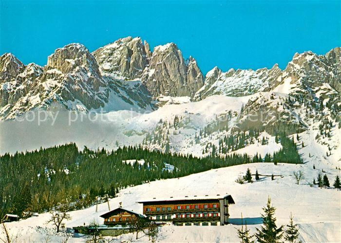 Ellmau Tirol Alpengasthof Pension Wochenbrunn am Fusse des Wilden Kaisers Kaiser