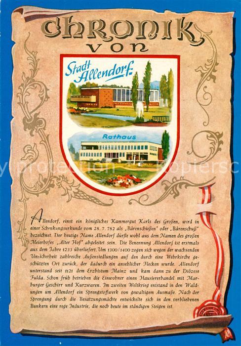 Stadtallendorf Rathaus Chronik Siegel Wappen