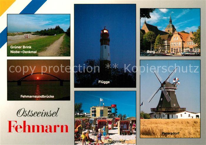 Fehmarn Gruener Brink Niobe Denkmal Fehmarnsundbruecke Fluegge Leuchtturm Burg P
