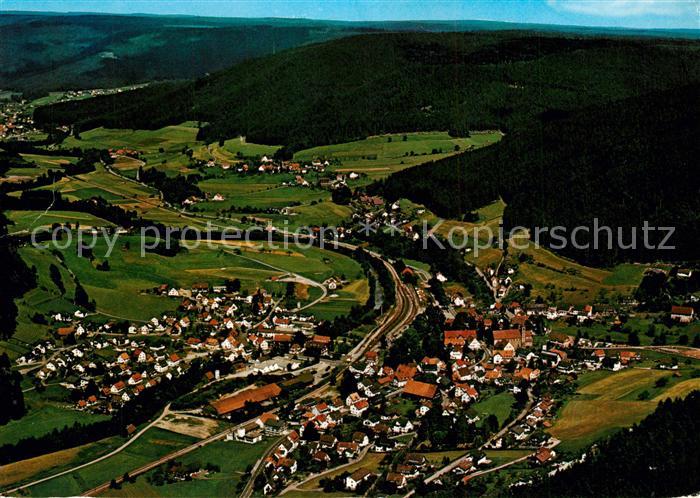 Klosterreichenbach Luftkurort im Schwarzwald Fliegeraufnahme