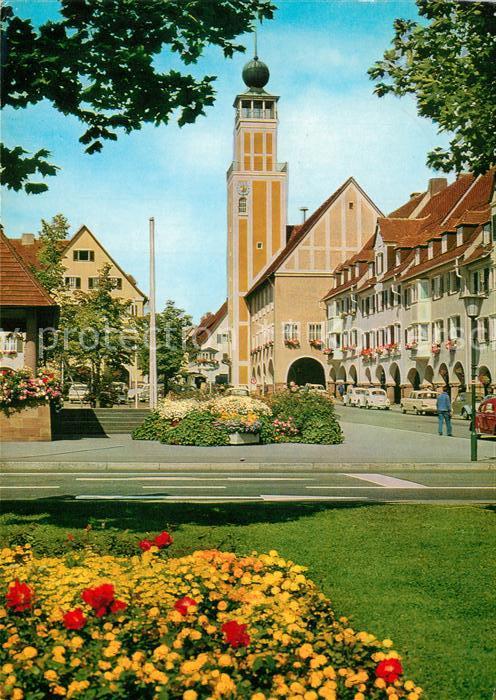 Freudenstadt Marktplatz mit Rathaus Kurort im Schwarzwald