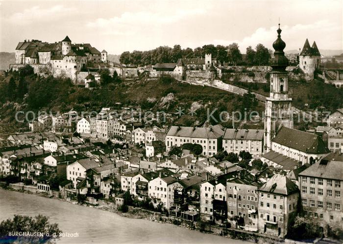 Burghausen Salzach Stadtpanorama