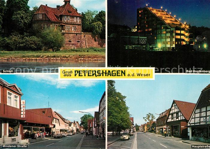 Petershagen Weser Schloss Mindener Strasse Hauptstrasse Bad Hopfenberg