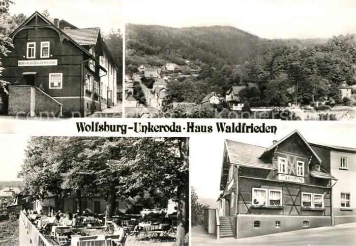 Unkeroda Wolfsburg Thueringen Haus Waldfrieden Gaststaette Terrasse