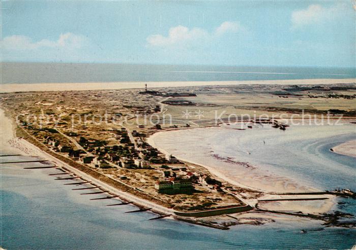 Wittduen Amrum Nordseeheilbad Fliegeraufnahme