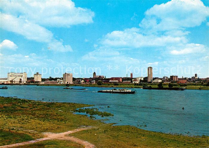 Wesel Rhein Rheinansicht Binnenschifffahrt