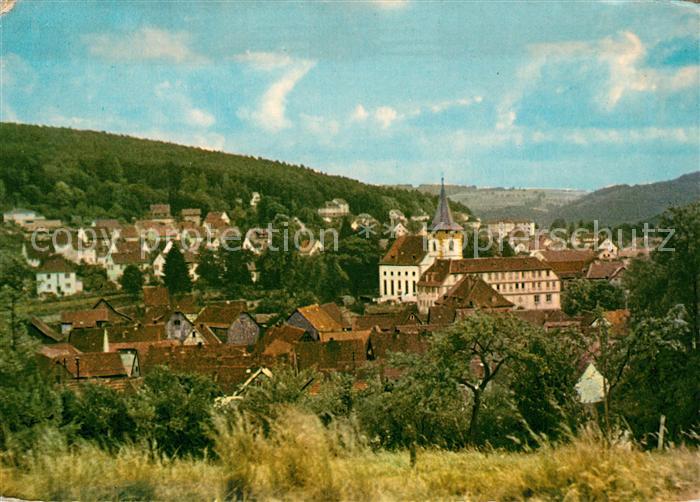 Bad Koenig Odenwald Ortsansicht mit Kirche