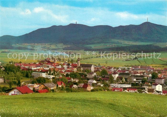 Furth Wald Panorama Blick zum Hohenbogen Bayerischer Wald