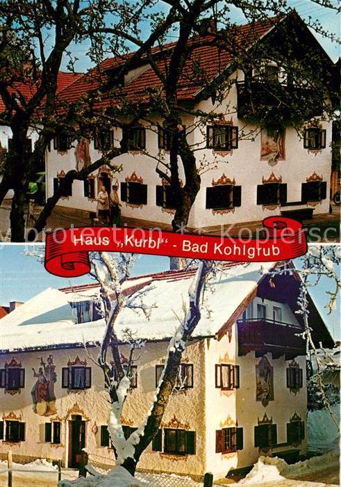 Bad Kohlgrub Gaestehaus Pension Haus Kurbl im Sommer und im Winter