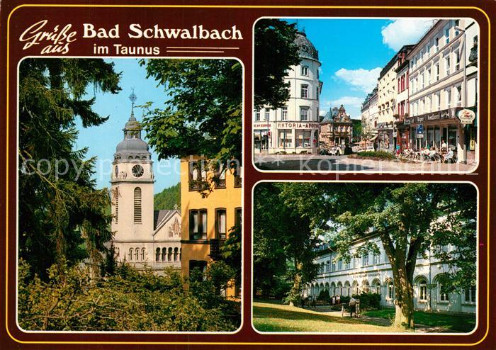 Bad Schwalbach Kirche Innenstadt Stahlbad