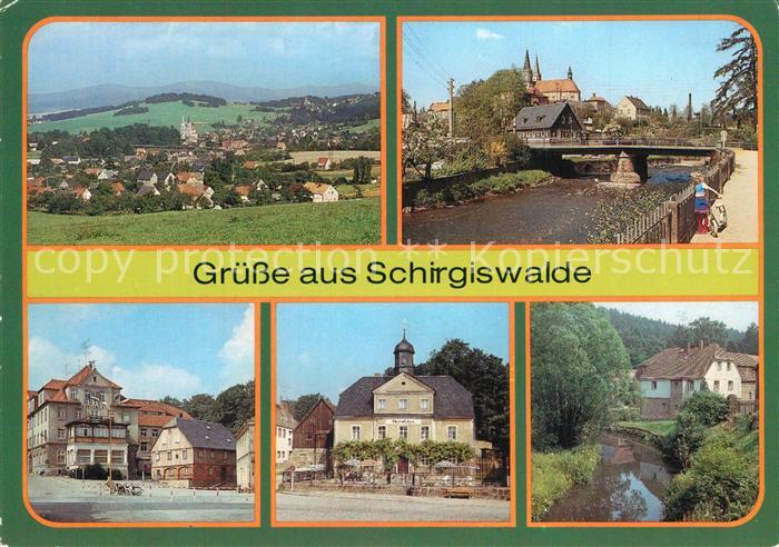 Schirgiswalde Panorama Spreebruecke HO Hotel Erbgericht Obermarkt Ferienheim Thu