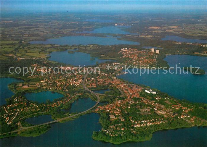 Ploen See Naturpark Holsteinische Schweiz Fliegeraufnahme