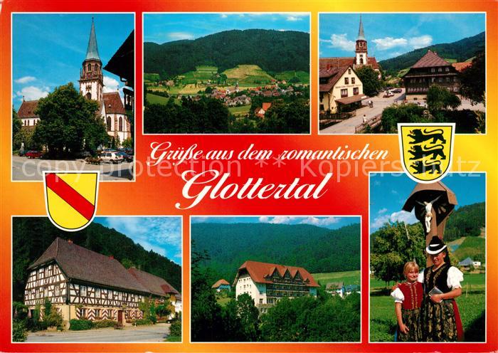 Glottertal Kirche Hotel Restaurant Fachwerkhaus Schwarzwaldklinik Trachten Wegek