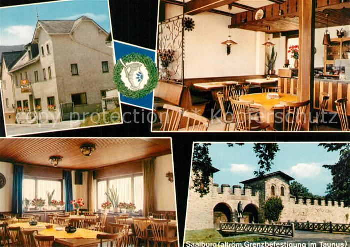 Obernhain Taunus Gaststaette Zum Taunus Saalburg altroemische Grenzbefestigung