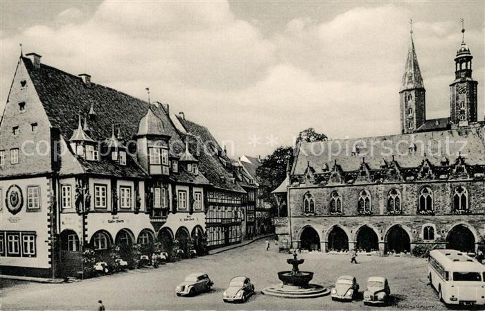 Goslar Marktplatz Rathaus Hotel Kaiserworth