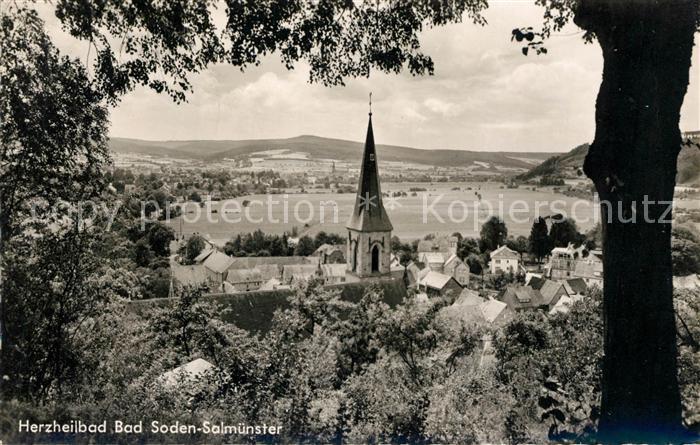 Soden-Salmuenster Bad Kirche Panorama