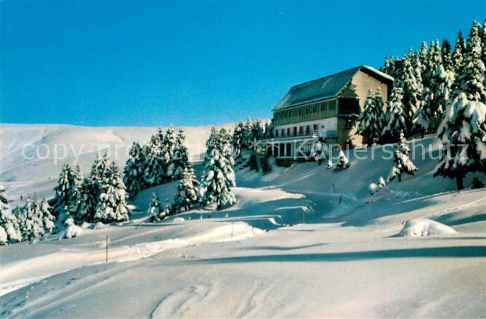 Bursa Skigebiet Uladag Kayak Evi Winterlandschaft