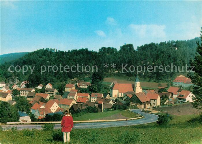 Obertrubach Panorama Kirche