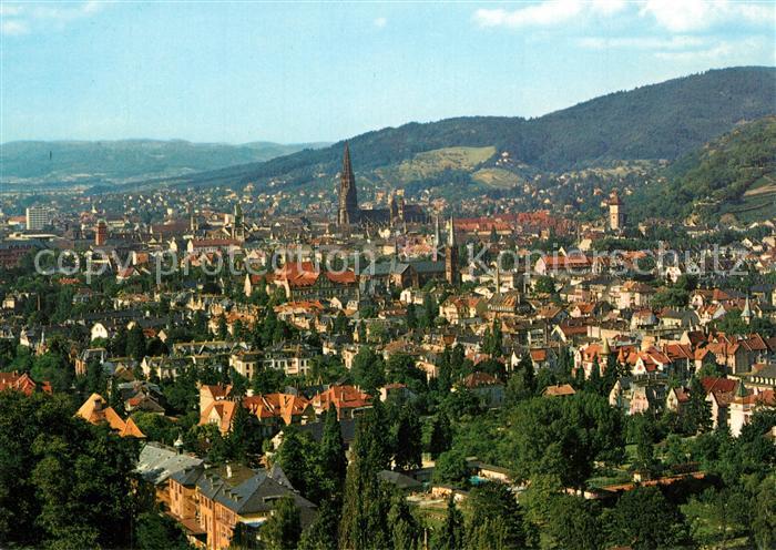 Freiburg Breisgau Panorama Stadt