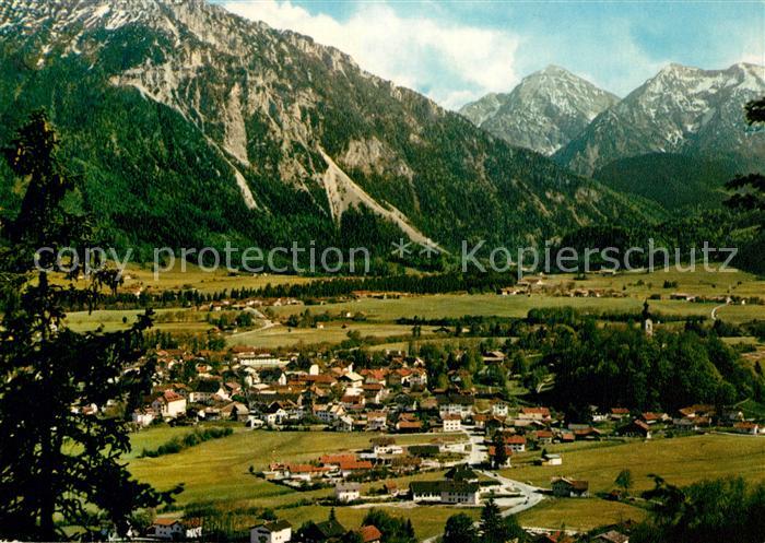 Ruhpolding Blick zum Rauschberg Sonntagshorn