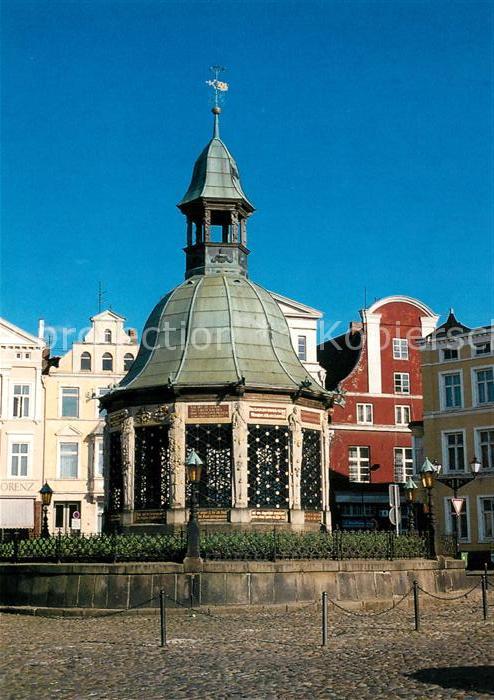Wismar Mecklenburg Marktplatz Wasserkunst