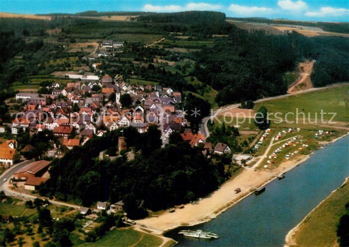 Polle Oberweser Fliegeraufnahme