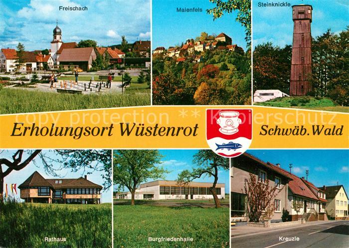 Wuestenrot Maienfels Rathaus Kreuzle Burgfriedenhalle