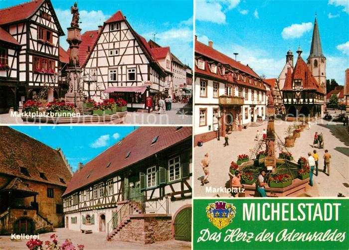 Michelstadt Marktplatzbrunnen Marktplatz Kellereri