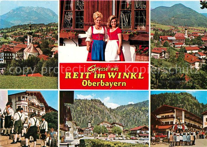 Reit Winkl Musikkapelle Kirche Panorama Maria und Margot Hellwig