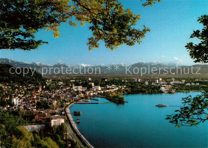 Bregenz Bodensee Fliegeraufnahme