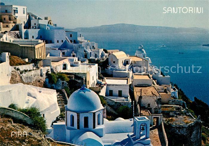 Santorini Stadtansicht