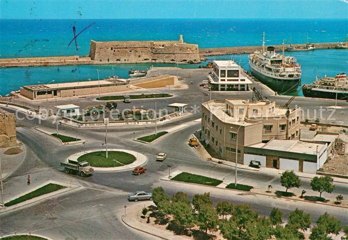Heraklion Fliegeraufnahme Hafen