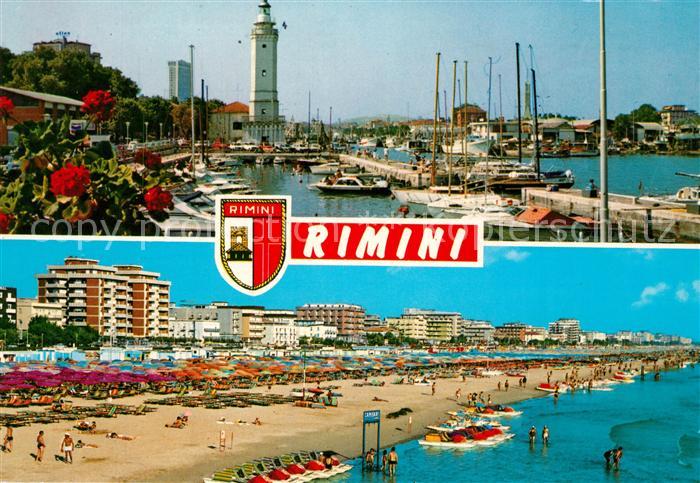 Rimini Hafen Strand