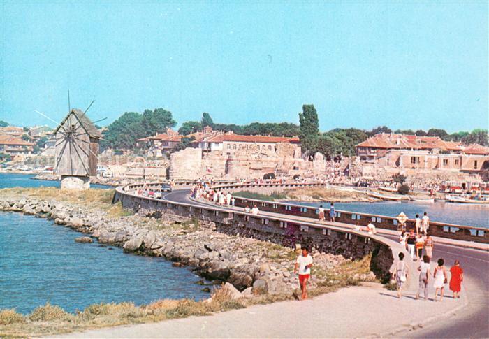 Nessebyr Nessebar Nessebre Muehle Bruecke Stadtansicht