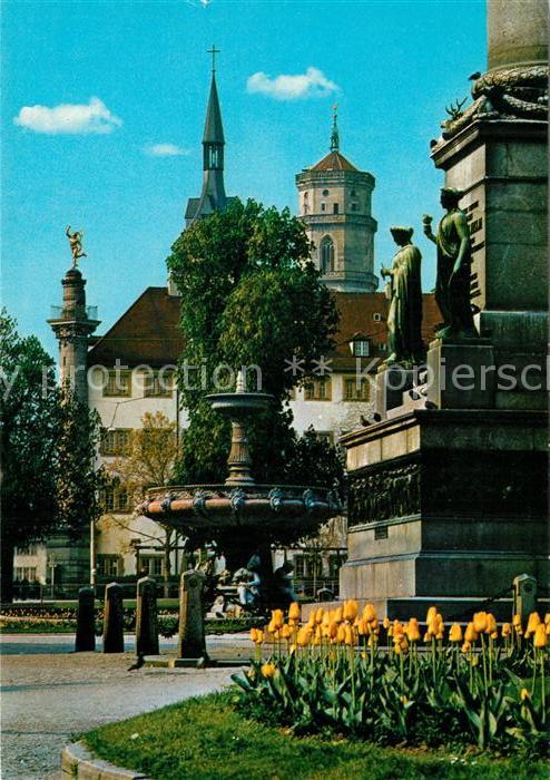 Stuttgart Schlossplatz Stiftskirche