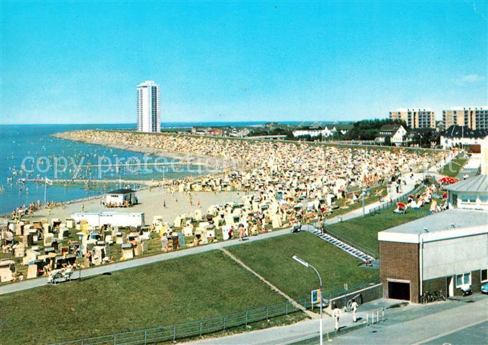 Buesum Nordseebad Fliegeraufnahme Suedstrand