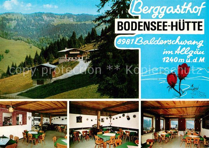 Balderschwang Berggasthof Bodensee Huette
