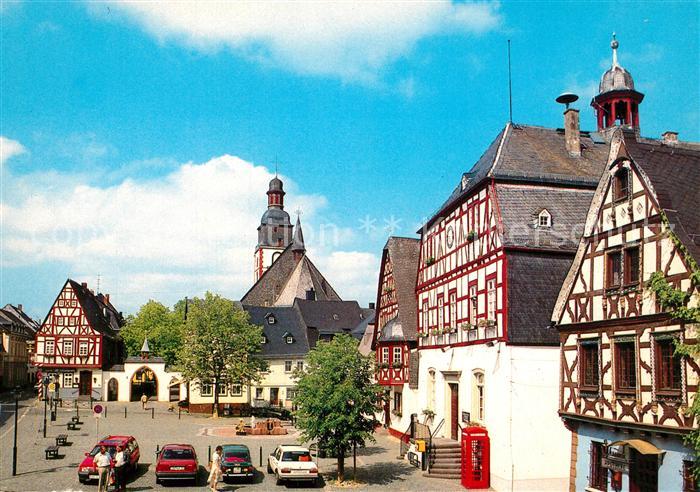 Kirchberg Hunsrueck aelteste Stadt im Hunsrueck Fachwerkhaeuser