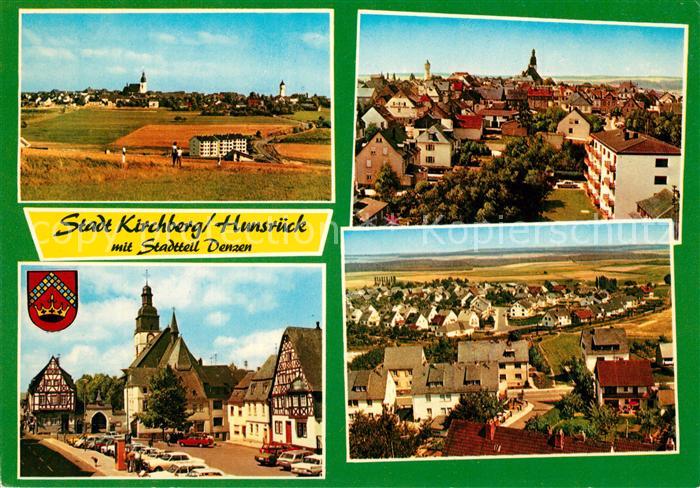 Kirchberg Hunsrueck Stadtteil Denaen Panorama