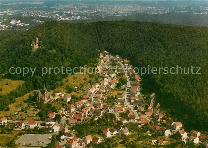 Hohenecken Fliegeraufnahme Kirche